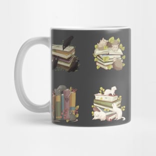 Cute animals and books Mug